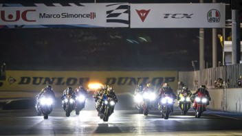 SBK: CIV, la pioggia scombina i piani della Racing Night: niente gare sotto ai riflettori
