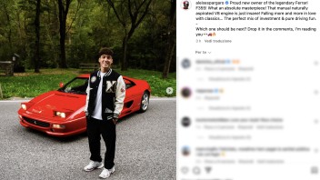 MotoGP: Aleix Espargarò si gode il suo ultimo acquisto: una Ferrari 355!