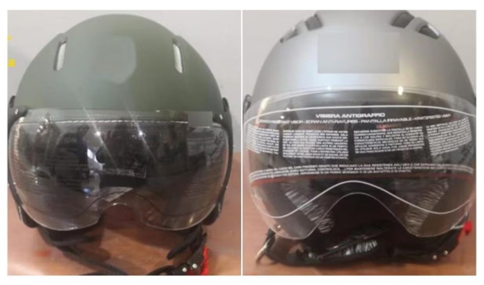 Moto - News: La G.d.F. ha sequestrato migliaia di caschi non omologati