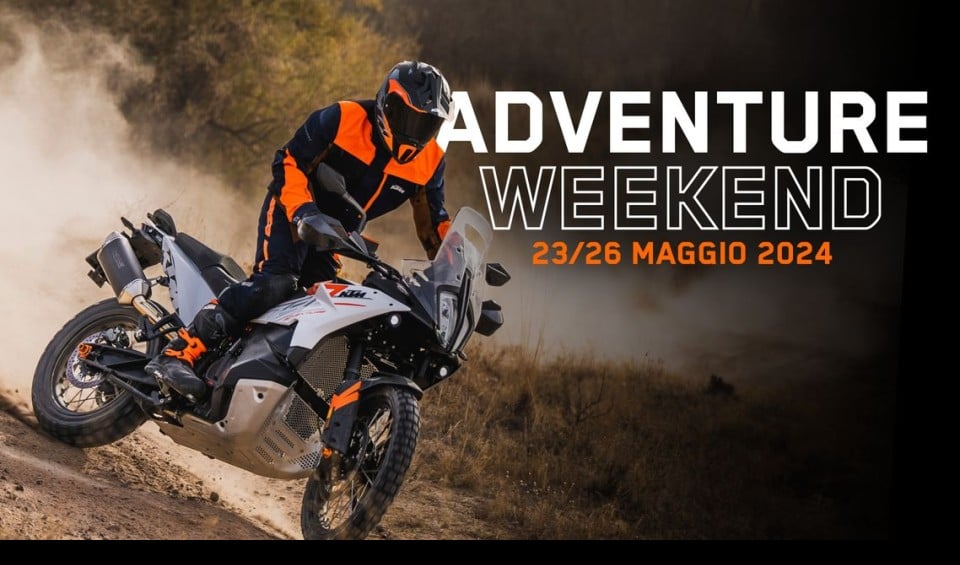 Moto - News: KTM Adventure Week-end: dal 23 al 26 maggio in prova la gamma Travel in concessionaria