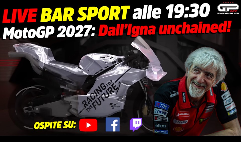 MotoGP: LIVE Bar Sport alle 19:30 - Dall'Igna: ecco la nuova MotoGP!