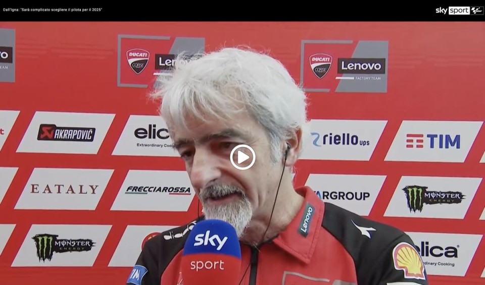 MotoGP: VIDEO - Dall'Igna: "Gara meravigliosa anche di Enea, scelta durissima"