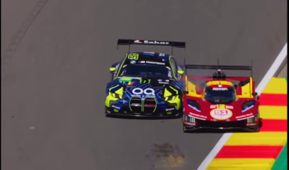 Auto - News: VIDEO - Incontro ravvicinato di... un certo tipo fra la BMW 46 e la Ferrari a Spa