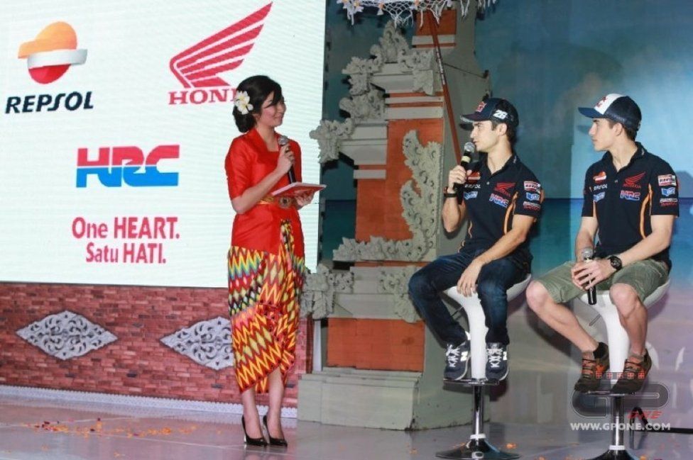 La presentazione Honda-HRC a Bali
