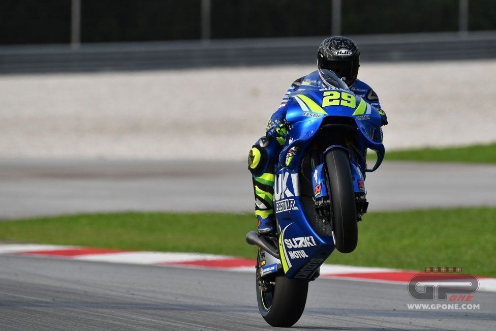 Iannone a Sepang test