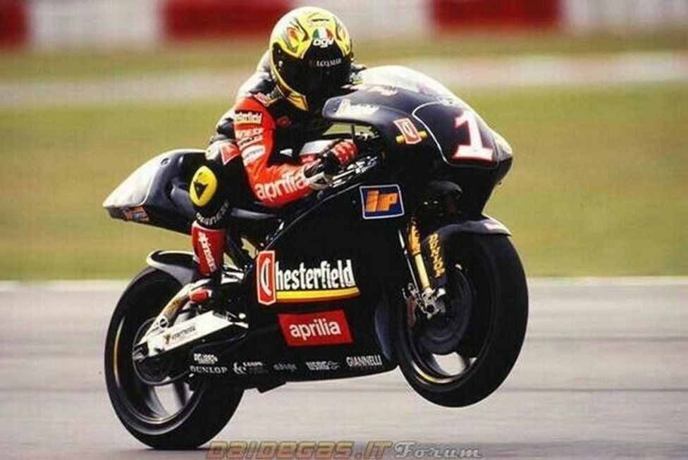 Biaggi ed Aprilia 1996