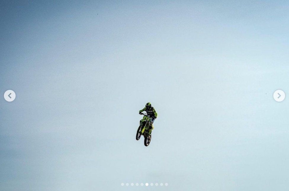 : Rossi e Dovizioso insieme sulla pista di cross di Cavallara 
