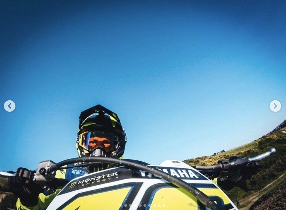 : Rossi e Dovizioso insieme sulla pista di cross di Cavallara 