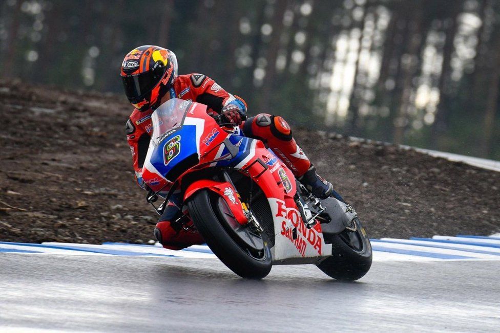 MotoGP: La pioggia bagna il primo giorno dei test MotoGP al KymiRing