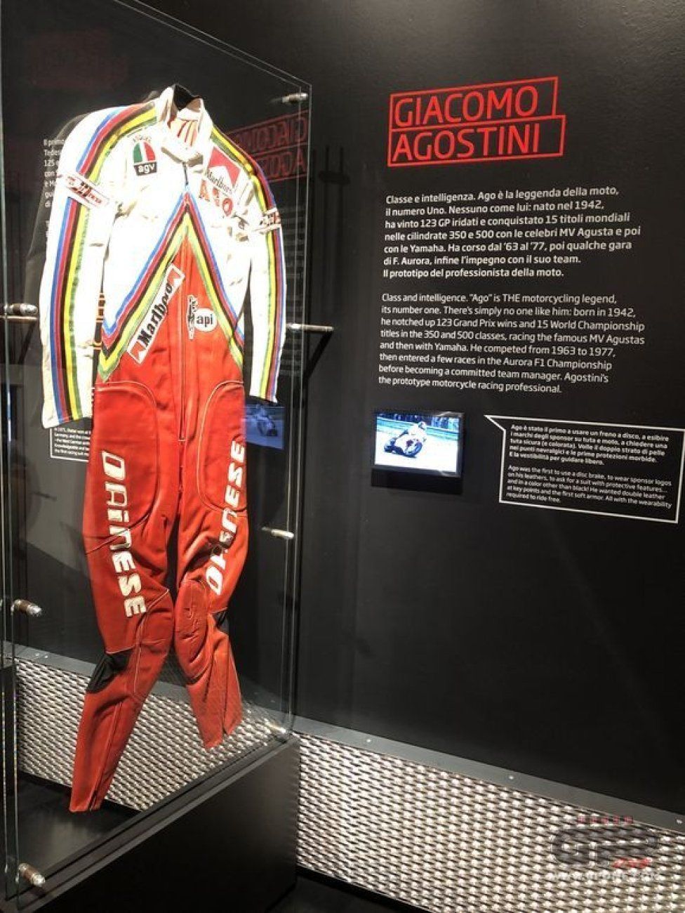 MotoGP: In viaggio nella storia con Dainese: si aprono le porte del DAR