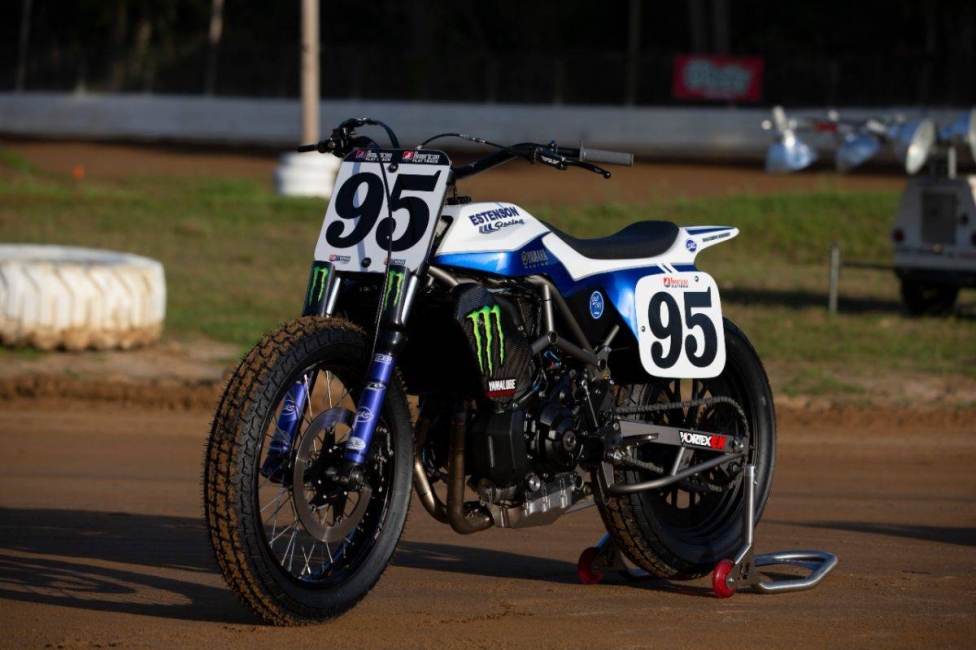 Moto - News: Tommy Hayden: a modern Flat Tracker built on a Yamaha MT-07 base