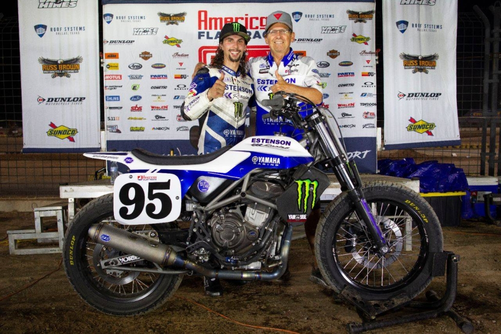 Moto - News: Tommy Hayden: a modern Flat Tracker built on a Yamaha MT-07 base