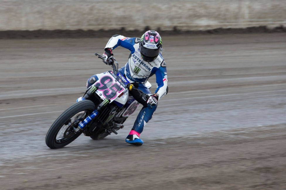 Moto - News: Tommy Hayden: a modern Flat Tracker built on a Yamaha MT-07 base