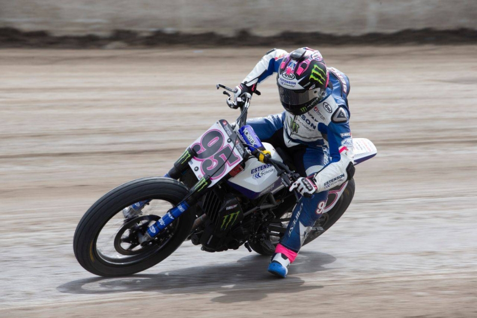 Moto - News: Tommy Hayden: a modern Flat Tracker built on a Yamaha MT-07 base
