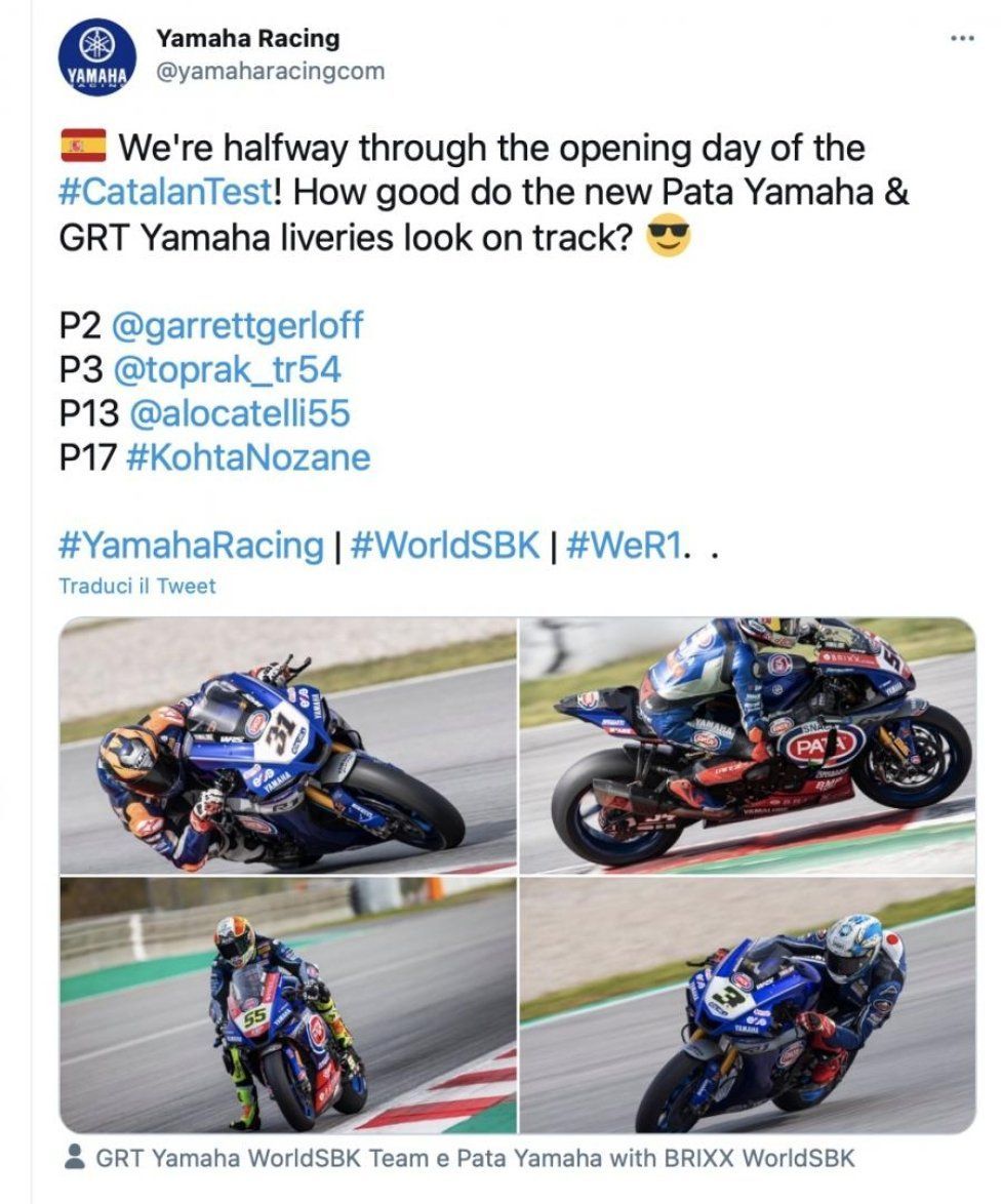 WSBK: Mucchio selvaggio nei test di Barcellona: la spuntano Rea e la Kawasaki