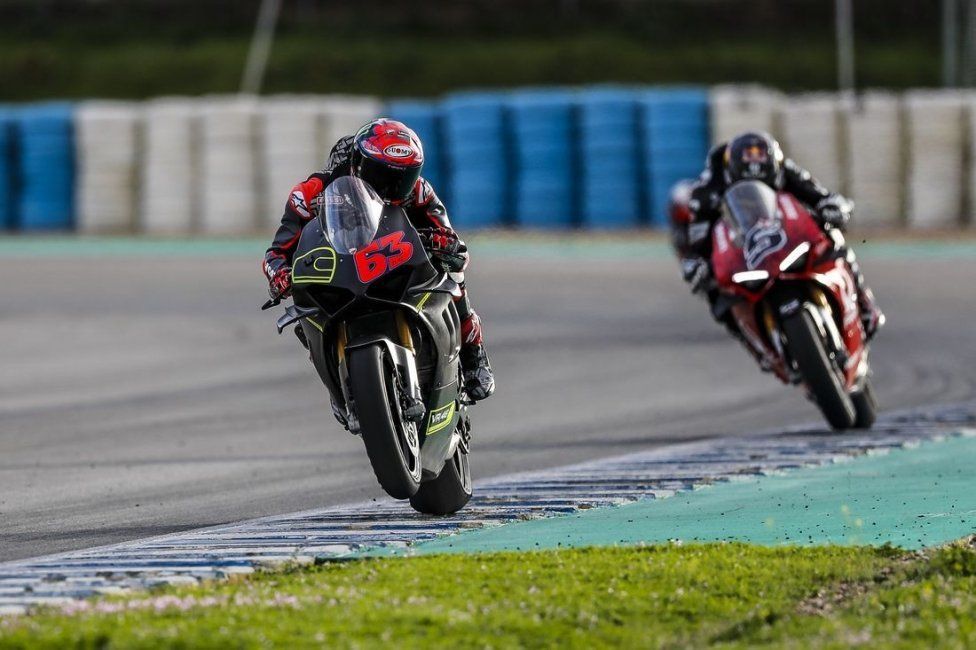 MotoGP: PHOTOS - Ducati's Magnificent Six in action at Jerez on the Panigale V4S