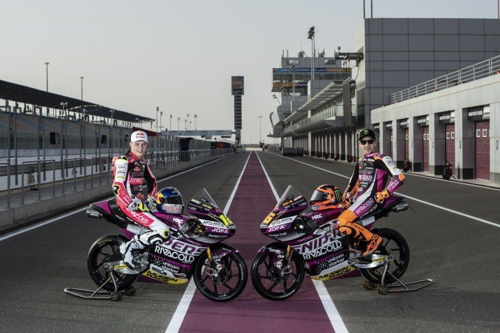 Moto3: Snipers inizia il 2021 in viola con Andrea Migno e Filip Salac