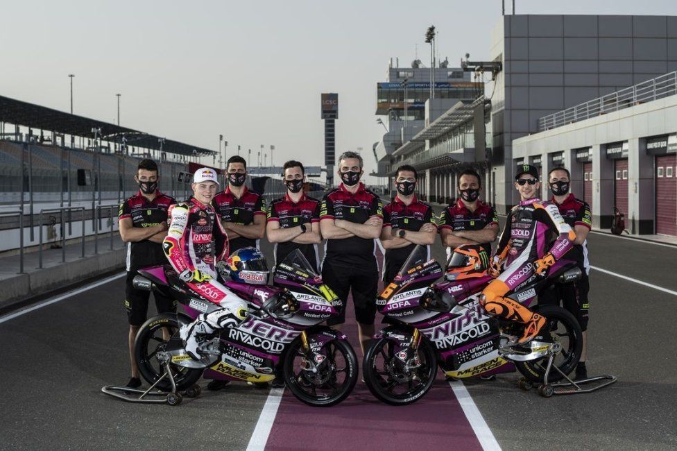 Moto3: Snipers inizia il 2021 in viola con Andrea Migno e Filip Salac
