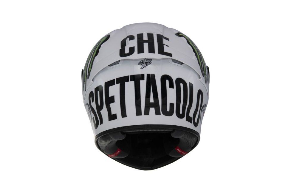 MotoGP: Valentino si fa in 9: i piloti dell’Academy a Valencia con i caschi di Rossi