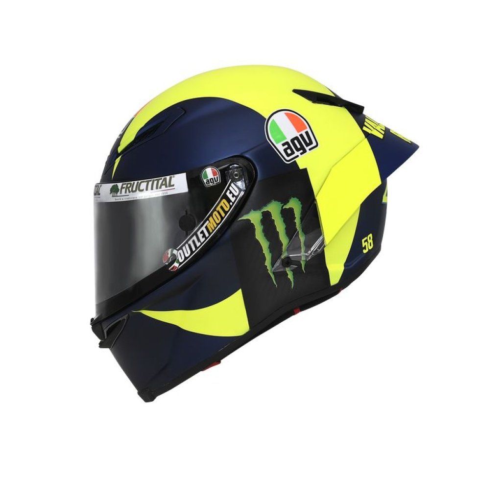 MotoGP: Valentino si fa in 9: i piloti dell’Academy a Valencia con i caschi di Rossi