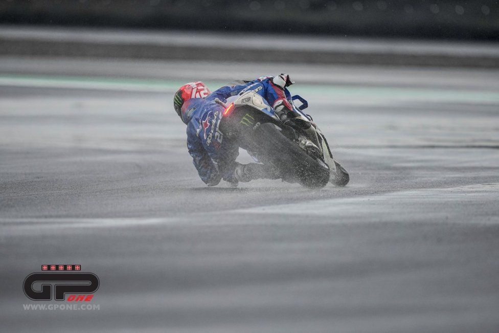 MotoGP: La pioggia 'salva' Mir e Rins: "con l'asciutto saremmo andati peggio"