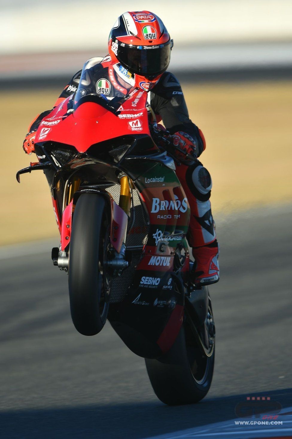 SBK: Misano: Mattia Pasini debutta sulla Ducati V4 rincorrendo il Mondiale