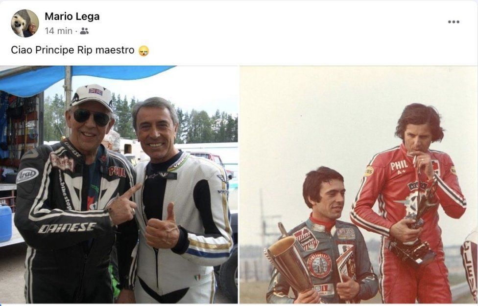 MotoGP: Il mondo del motociclismo rende l'ultimo omaggio a Phil Read