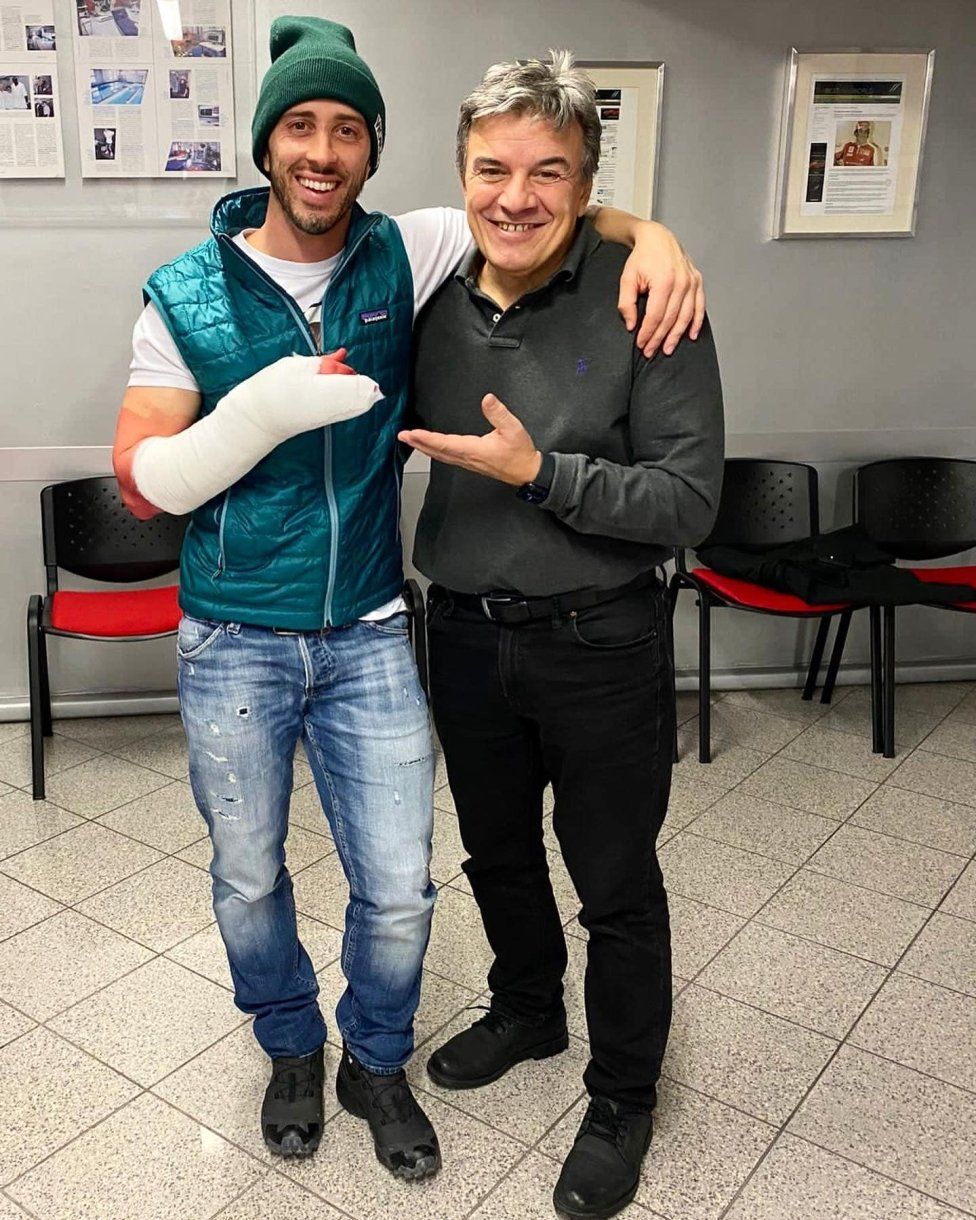 MotoGP: Dovizioso fa il botto nel motocross: frattura scomposta del polso destro