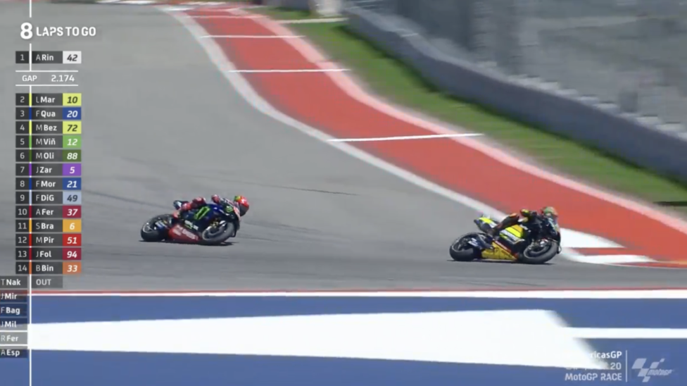 MotoGP: Rins non fa rimpiangere Marquez e domina ad Austin, Marini 2°, disastro Bagnaia