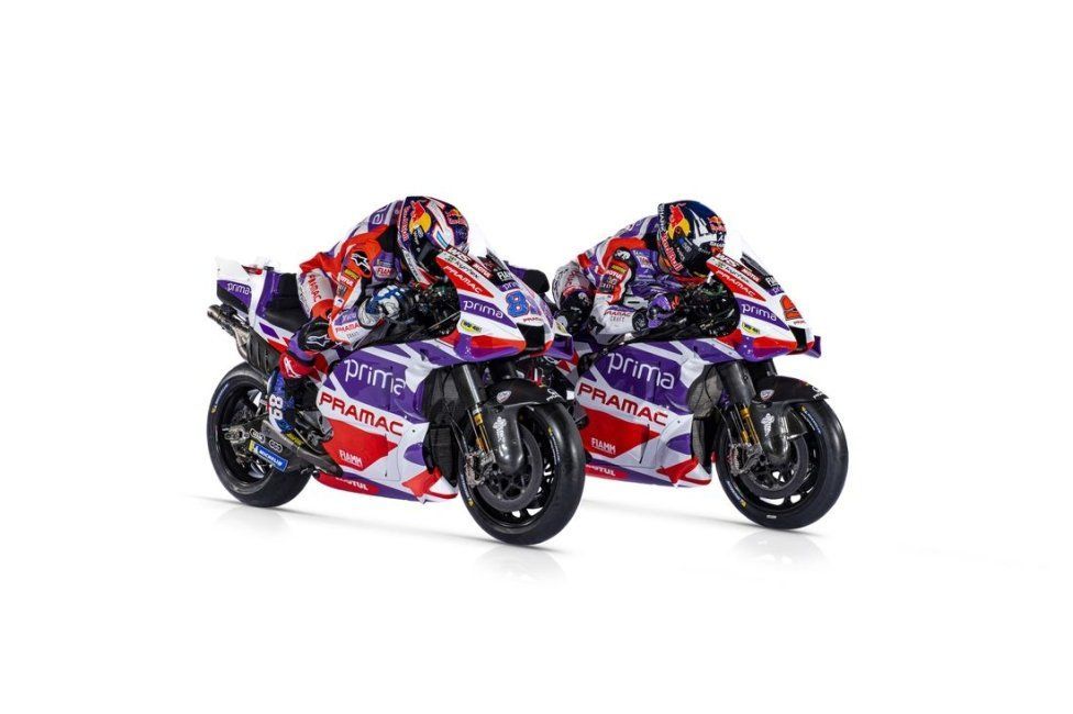 MotoGP: FOTO - Pramac presenta le Ducati 2023 e rende omaggio ad Angel Nieto