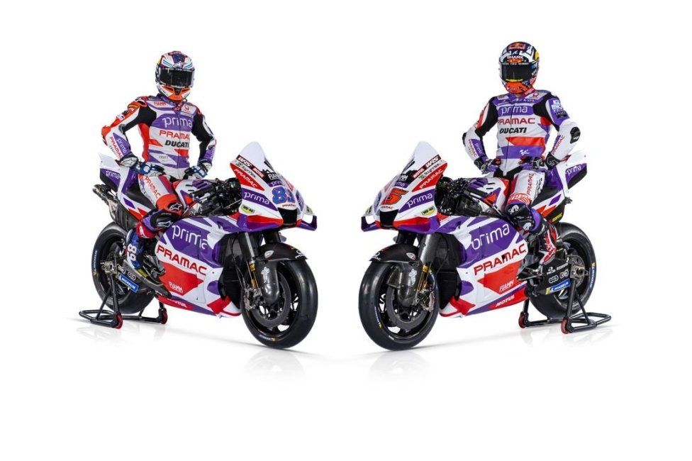 MotoGP: FOTO - Pramac presenta le Ducati 2023 e rende omaggio ad Angel Nieto