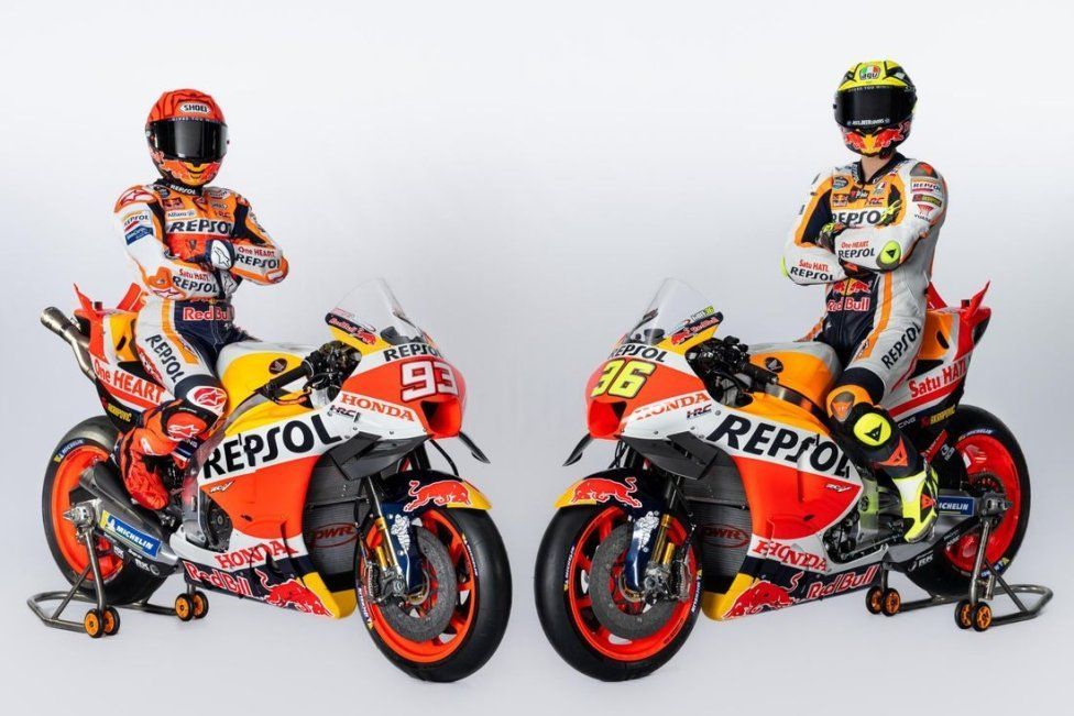 MotoGP: FOTO - Ecco le nuove Honda 2023 di Marc Marquez e Joan Mir