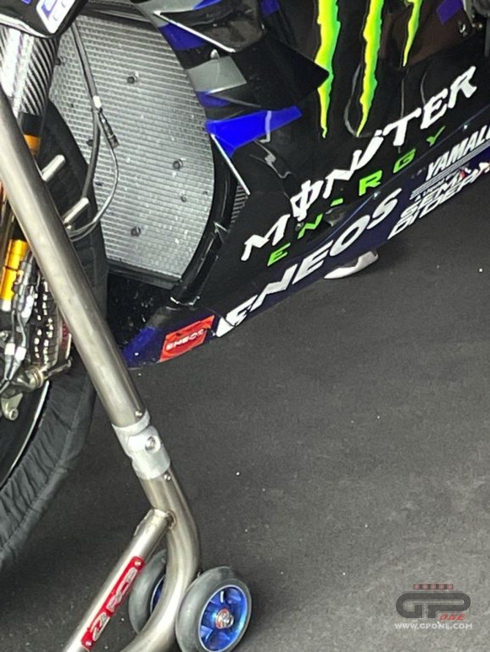 MotoGP: FOTO - La carena è fatta a scale: anche Yamaha ha il suo 'gradino'