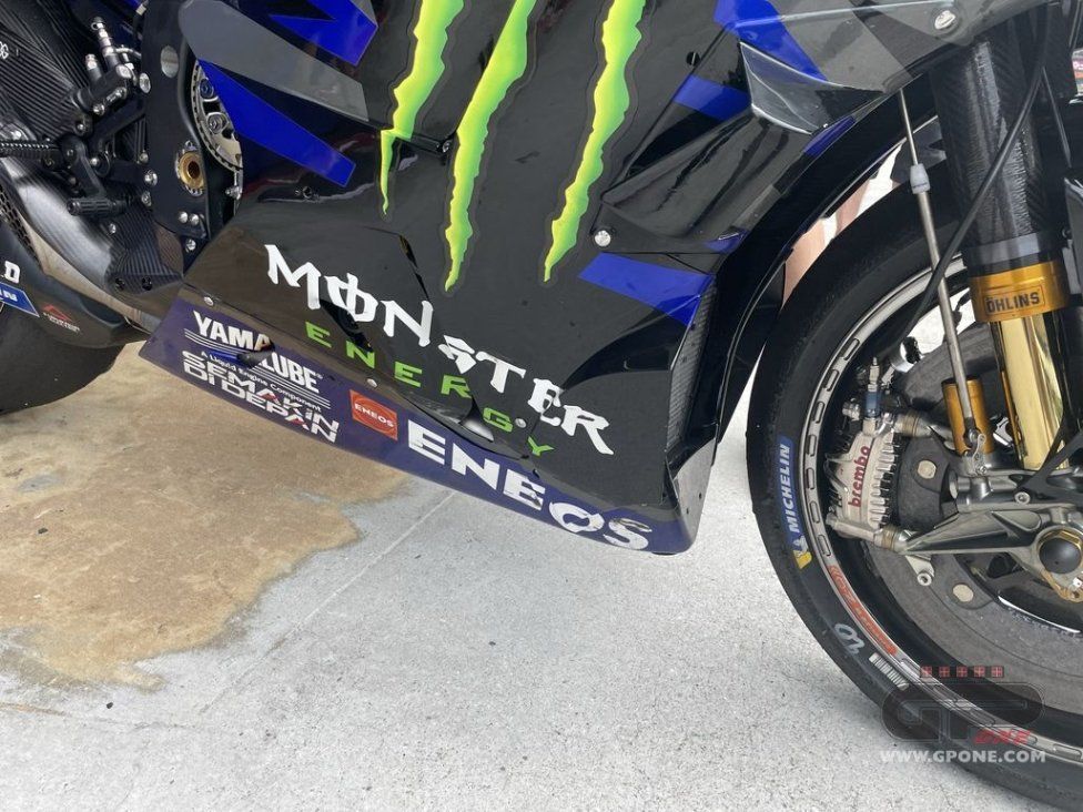 MotoGP: FOTO - La carena è fatta a scale: anche Yamaha ha il suo 'gradino'