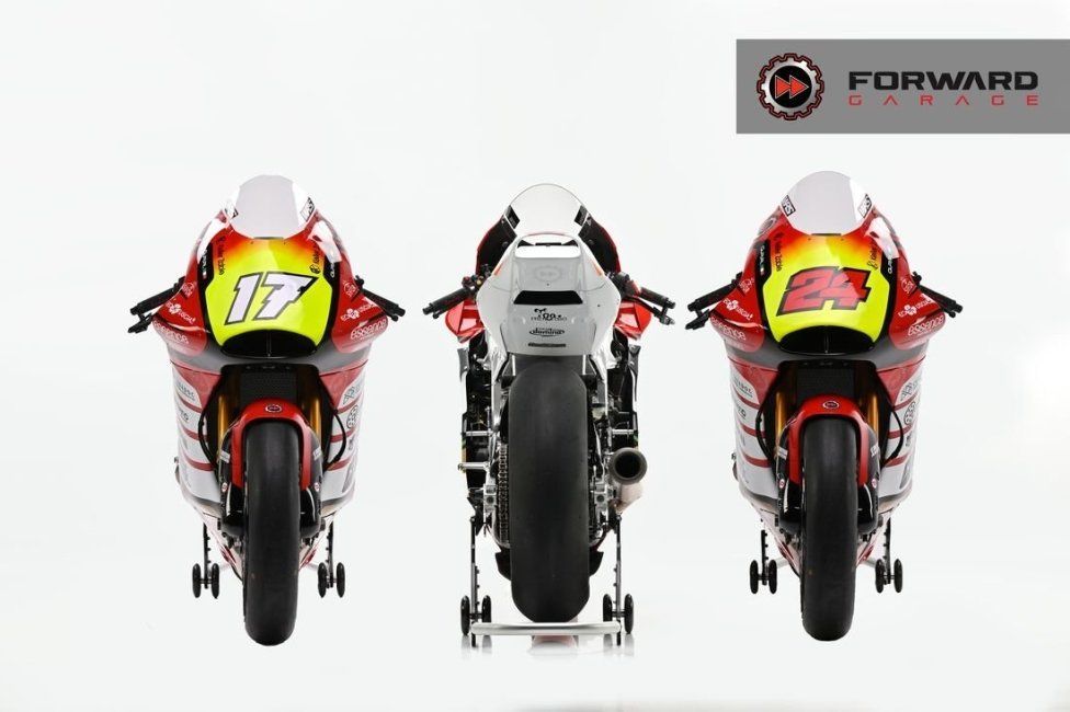 Moto2: FOTO - Il team Forward riparte da Ramirez ed Escrig: ecco la nuova moto