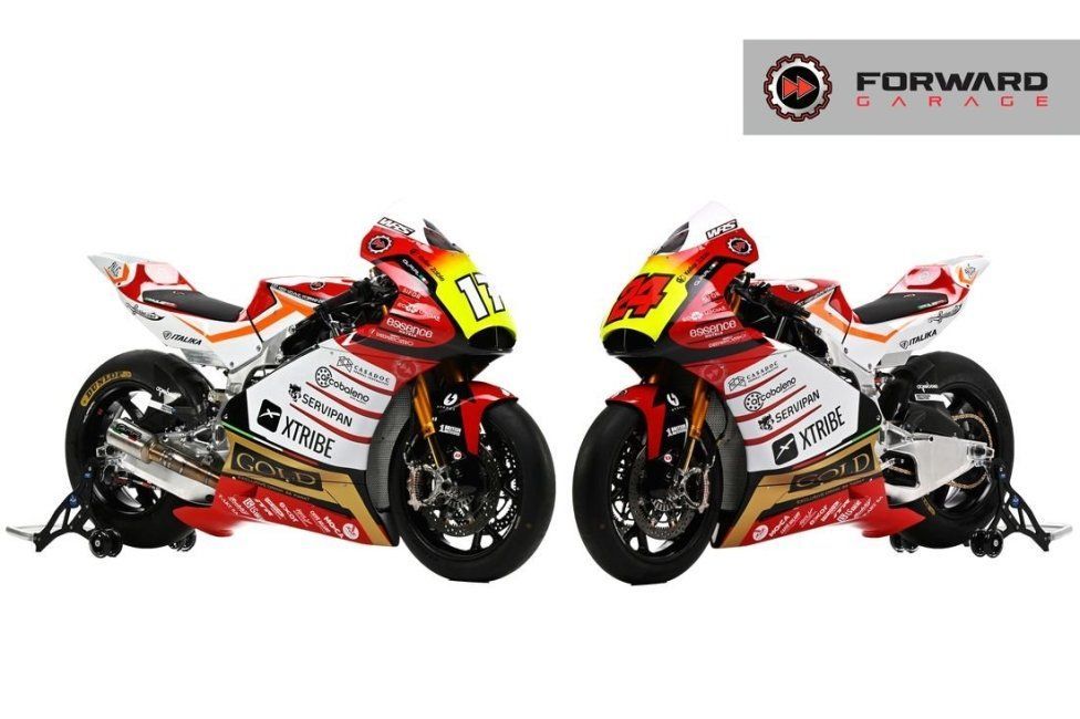 Moto2: FOTO - Il team Forward riparte da Ramirez ed Escrig: ecco la nuova moto