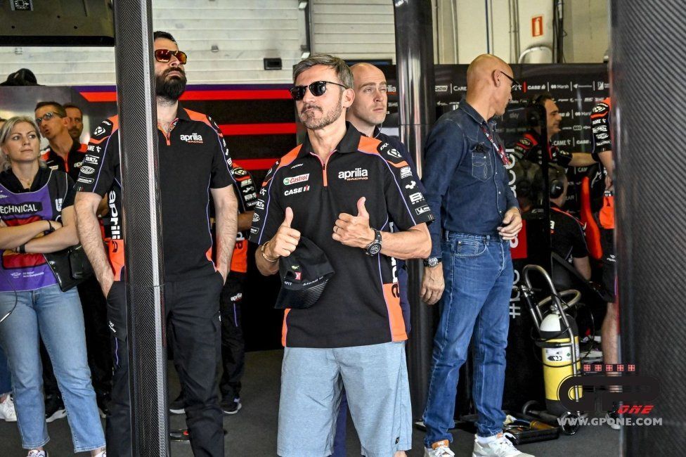 MotoGP: Max Biaggi esulta per la grande giornata di Aprilia a Jerez