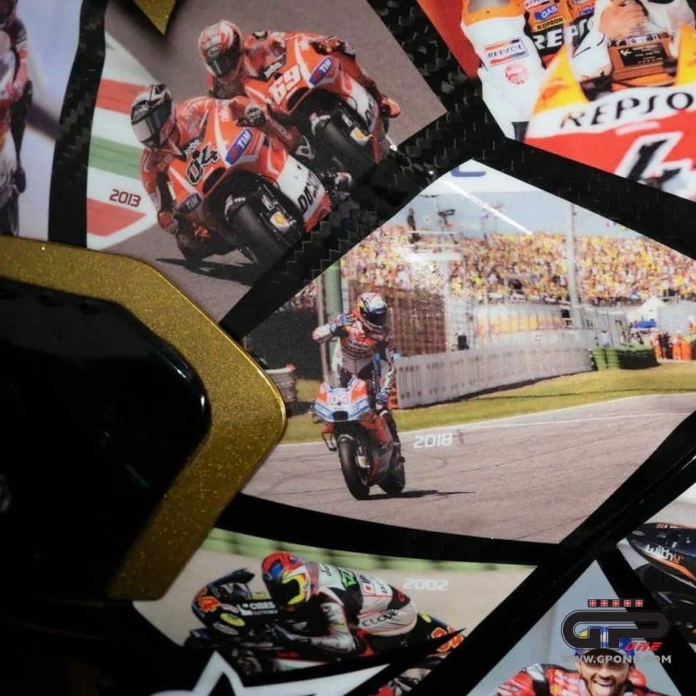 MotoGP: Un casco Alpinestars da leggenda per Andrea Dovizioso