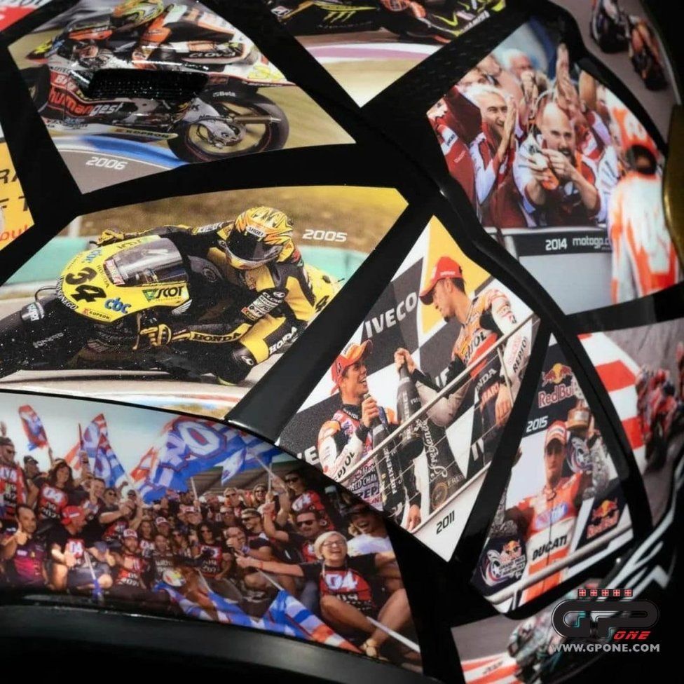 MotoGP: Un casco Alpinestars da leggenda per Andrea Dovizioso