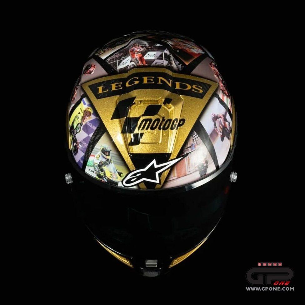 MotoGP: Un casco Alpinestars da leggenda per Andrea Dovizioso