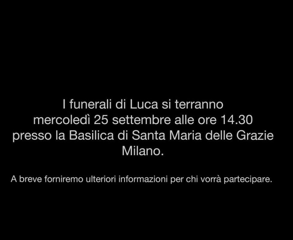 News: I funerali di Luca Salvadori si terranno mercoledì a Milano