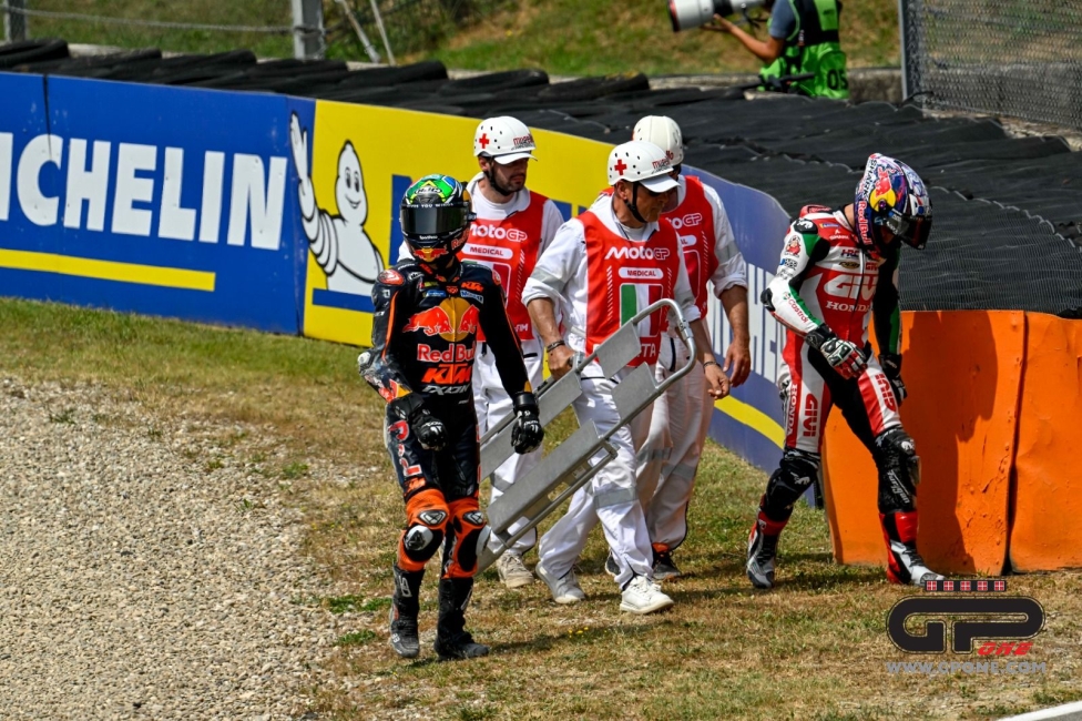 MotoGP: La carambola al via fra Binder e Zarco innescata da Di Giannantonio