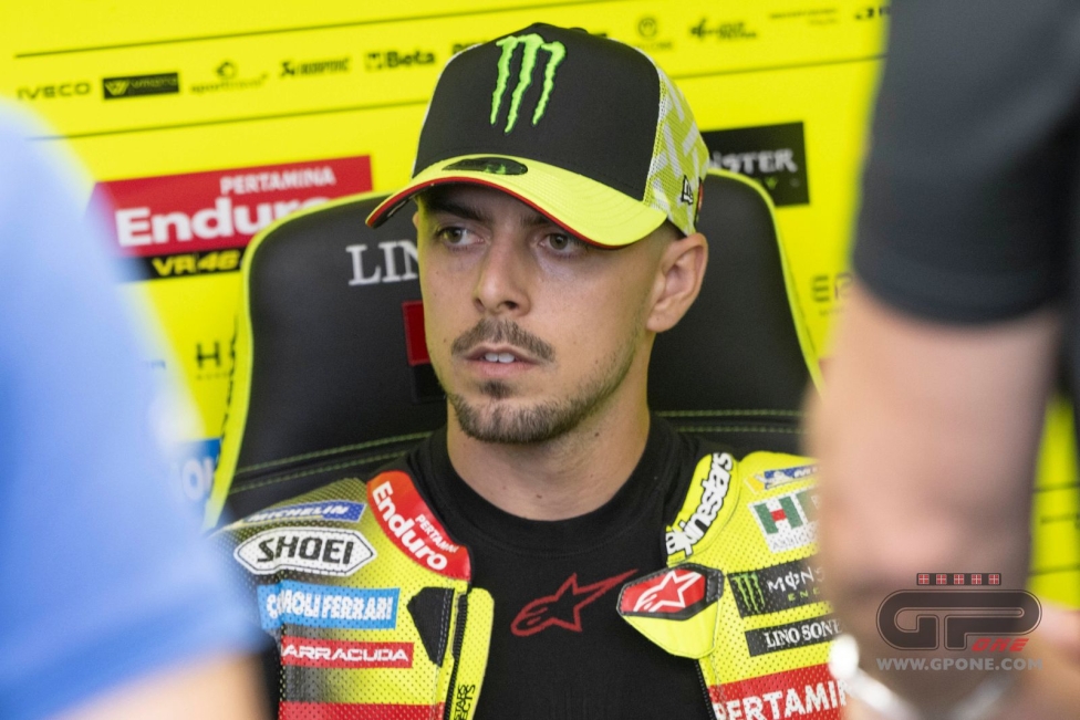Di Giannantonio: "Not having the lowering mechanism at the start is a little scary"