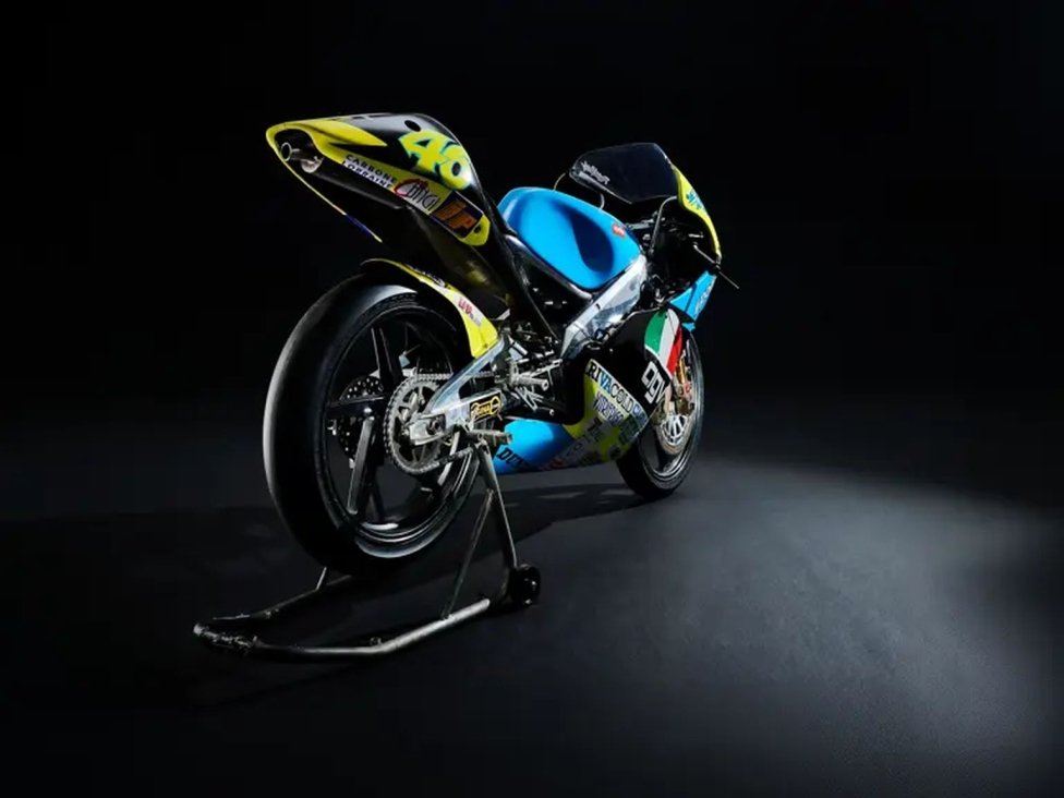 La Aprilia-AGV de la primera victoria de Valentino Rossi en venta por 150.000 €