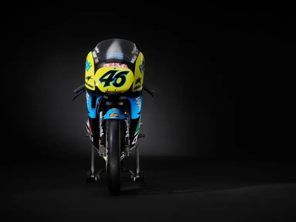 La Aprilia-AGV de la primera victoria de Valentino Rossi en venta por 150.000 €