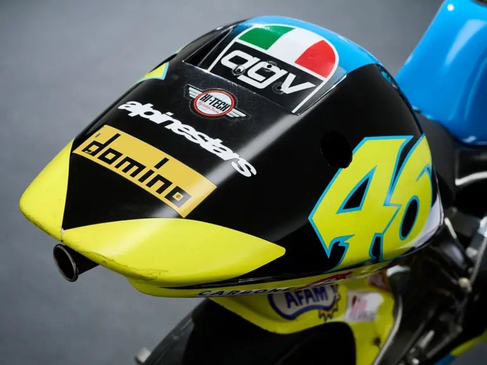 La Aprilia-AGV della prima vittoria di Valentino Rossi en venta por 150.000 €