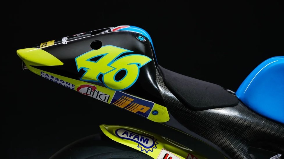 La Aprilia-AGV de la primera victoria de Valentino Rossi en venta por 150.000 €