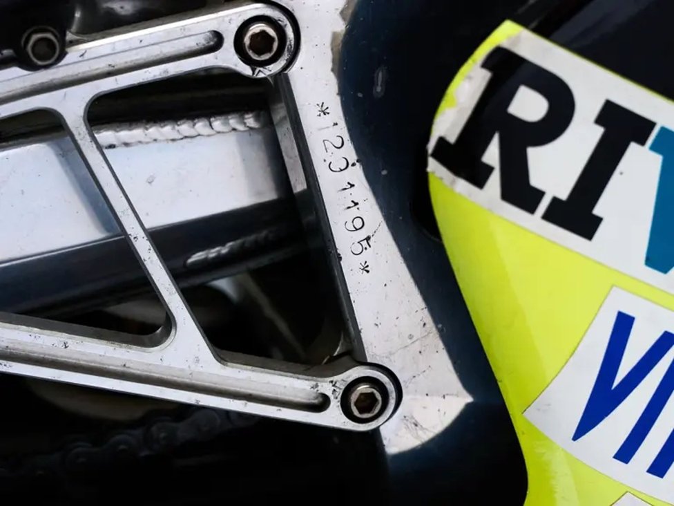 La Aprilia-AGV de la primera victoria de Valentino Rossi a la venta por 150.000 €