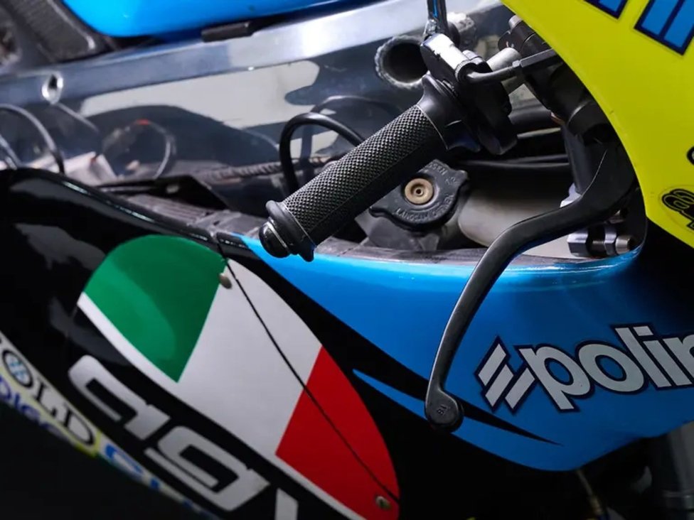 La Aprilia-AGV de la primera victoria de Valentino Rossi a la venta por 150.000 €