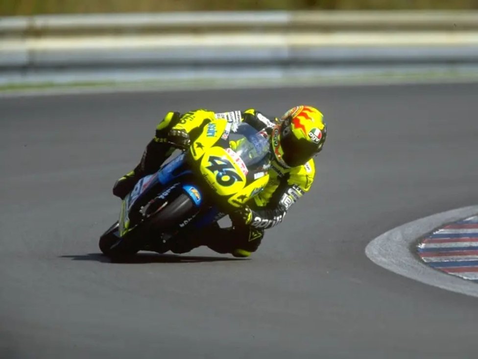 La Aprilia-AGV de la primera victoria de Valentino Rossi en venta a 150.000 €